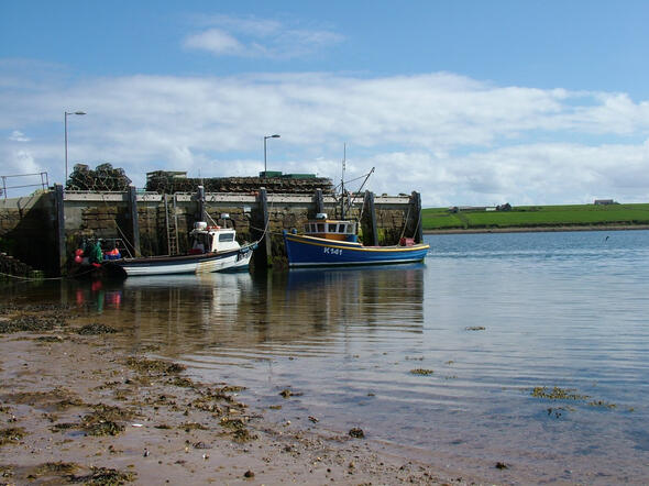 Burray Pier, by Doug Sutherland